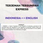 Pengesahan Terjemahan Tersumpah English